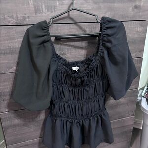Elegant Black Women's Top